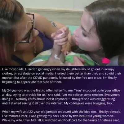 Family Life Post-Quarantine, Part 8 [incest]