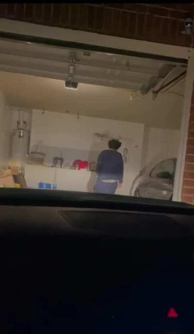 Jump over the laser, but not too high.