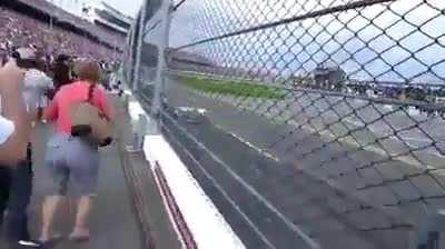 The speed and sound up close of the NASCAR cup cars at Daytona