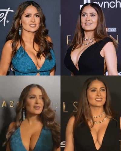 Salma Hayek (Golden Globes 2020 & Eternals Premiere 2021)