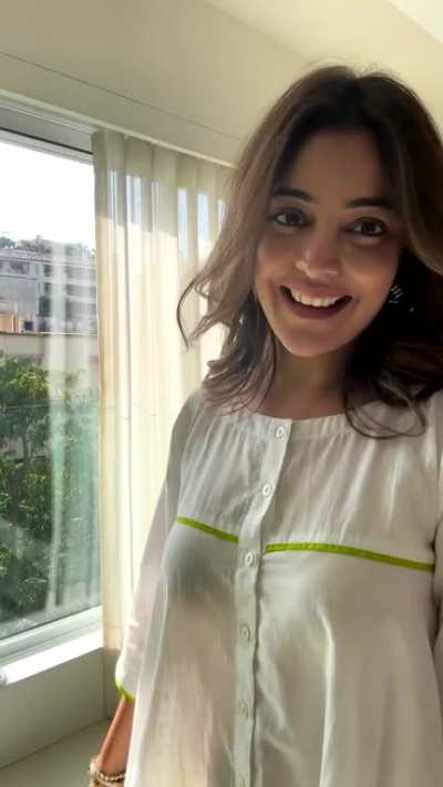 Nisha Agarwal - Braless boobs in silhouette