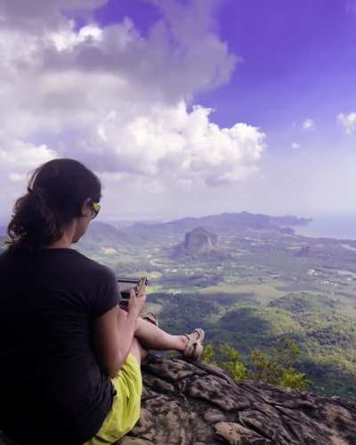 Nice place + Kalimba = love