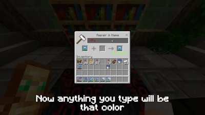 How to get colored text for items and signs!