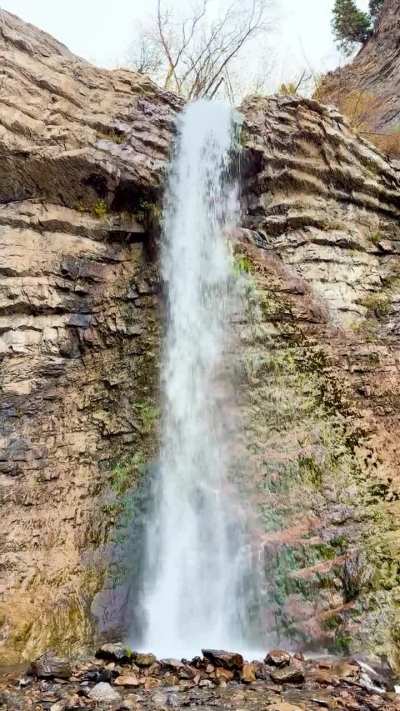 This morning at Battle Creek Falls in Utah