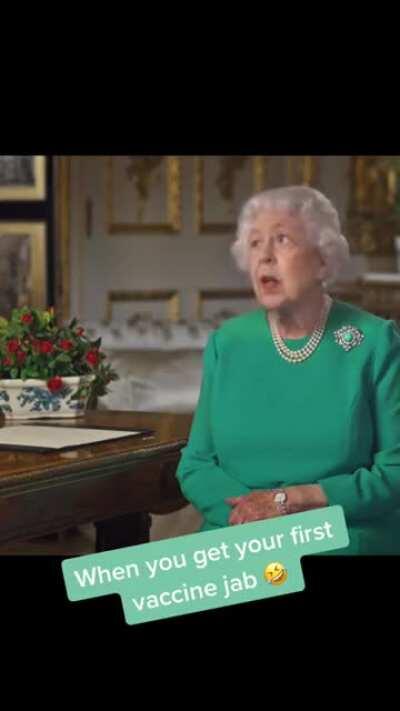 When you get your first vaccine jab