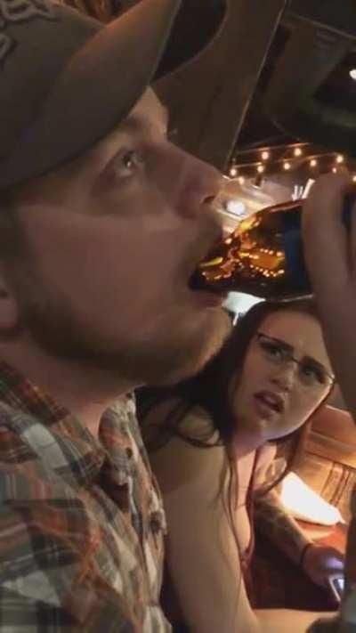 The Girl reaction is priceless