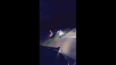 Cops investigating a strange incident at a cemetery.