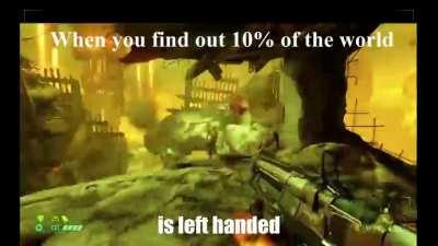 left handed people are cringe