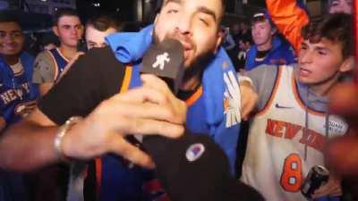 Knicks fans are on a whole new level