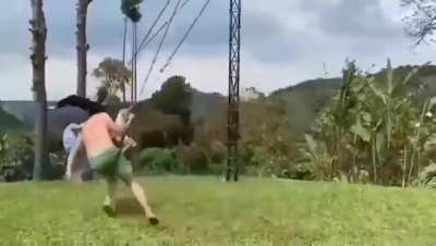 WCGW just swinging in the air