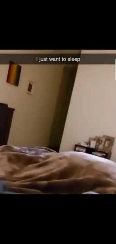 How my brian acts when i want to sleep