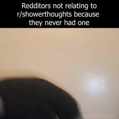 A thought or a shower?