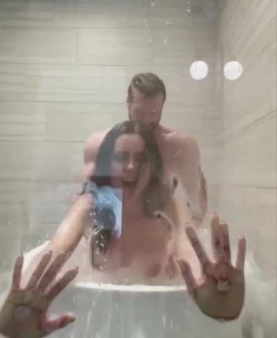 Never knew my bully cared so much about the environment. Lately he insists on sharing baths with my mom to save water. I just wonder how he always ends up leaving the bathroom such a mess and my mom so exhausted... 💦