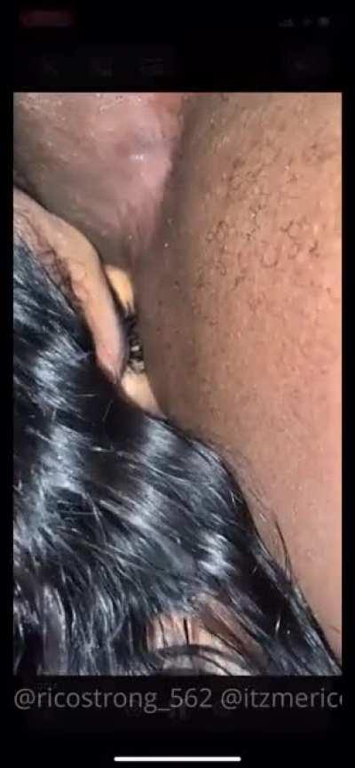 for the ones that wanted to see her eat ass smh