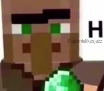 Finally I can trade with the fucking villagers