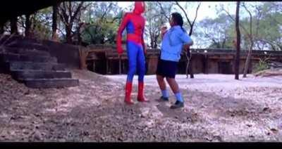 I think I downloaded the wrong Spider-Man movie…