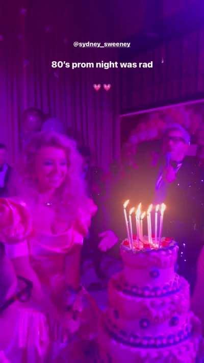 Sydney | 80's prom night was rad | Camila Mendes IG Story | September 2023 