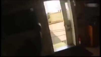 Somali Pirates attack a defended ship.