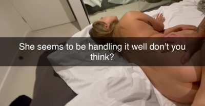 Lil sis is a trooper