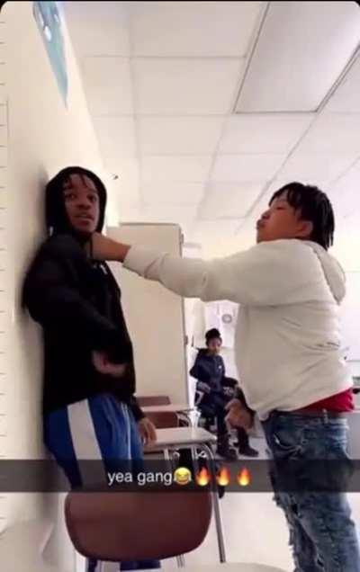 Boy gotta move schools after that one