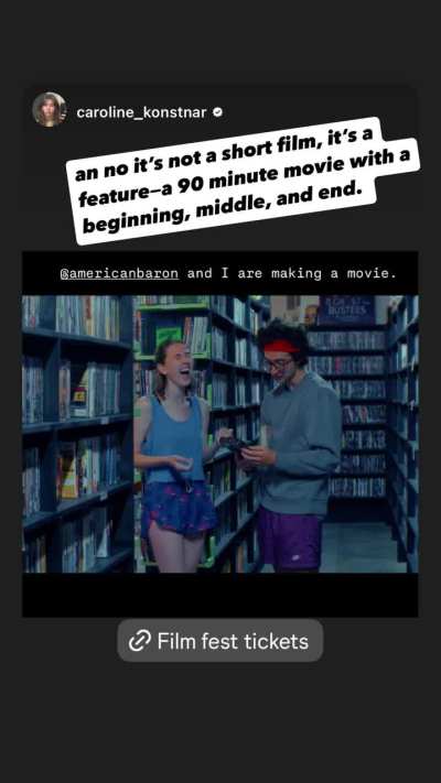 Good news. The film is a 90 minute feature!