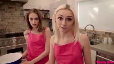 Kyler Quinn & Chloe Temple - Hot In The Kitchen [MyfamilyPies]