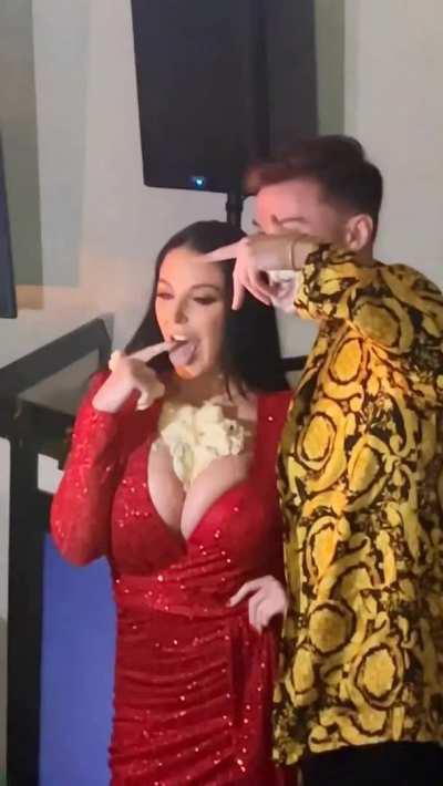 He got a welcome surprise inviting a porn legend to his birthday party