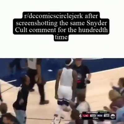 Snyder this, Snyder that, why don't you Snyder yourself a job