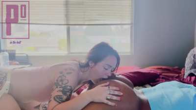 PAWG RIMMING AND OILING UP HIS PERFECT ASS