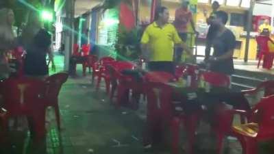 When you kick someone