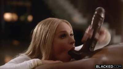 BBC Blowjob Emma Hix GIF