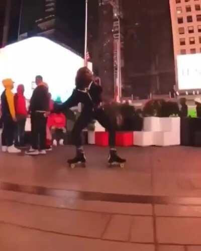 The camera op has to glide too! [credit: gypsetcity on ig]