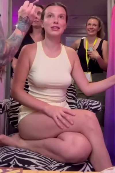 Millie getting ready 