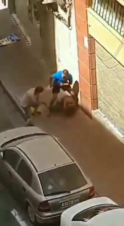 Spain. Immigrant tries to pester a girl but locals showed him how to talk to girls.
