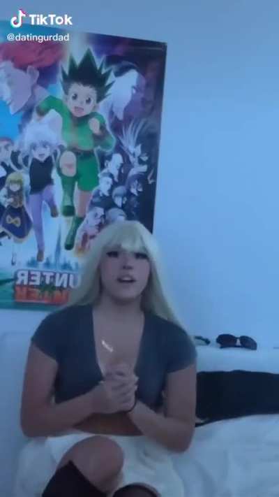 More blonde with tan lines