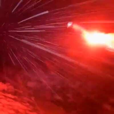 Windsuiting through the snow