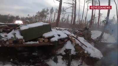 ru pov: Russian airborne infantry in combat, taking Ukrainian positions
