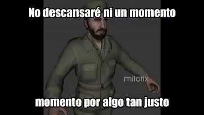 El comandante no tiene tiempo para esto