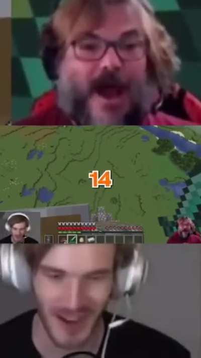 PewDiePie kills jack black (in Minecraft)