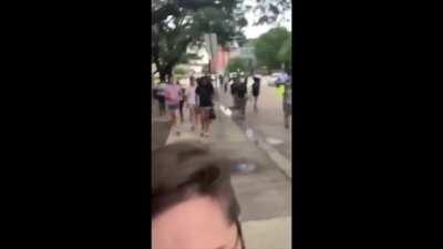 Black supremacists assault and forcefully remove White people from 
