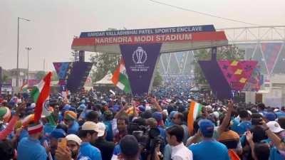Sea of blue in Ahmedabad