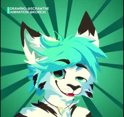 Icon commission for @KouriiRaiko. Drawing by @ScrawThe. Animation by Me (@Korici0)