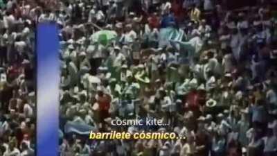 ”Gracias Dios, por el futbol, por Maradona” - Commentator in tears after Mardona scores one of the greatest goals in World Cup history.