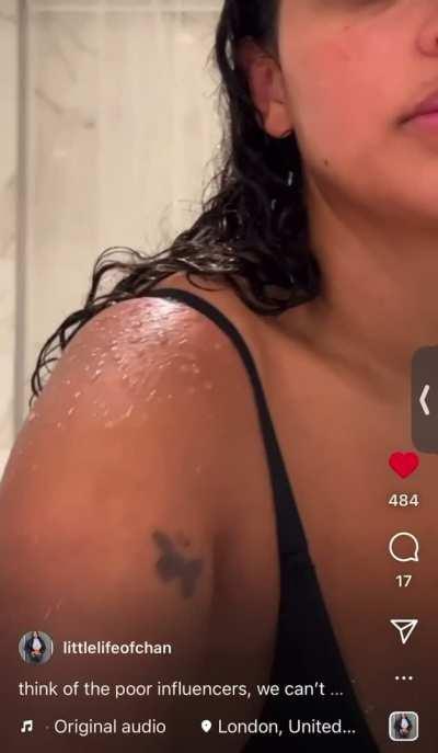 Hopping into the shower