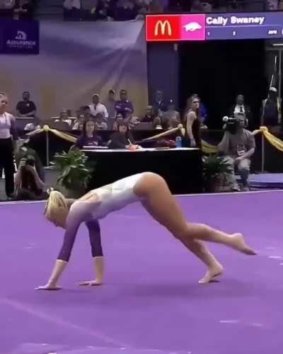 Highest floor routine score in LSU history - Feb 2024