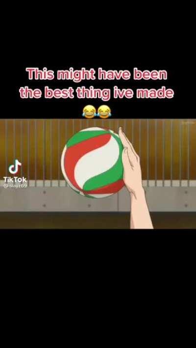 Pero un poco más flojo, Oikawa 😥