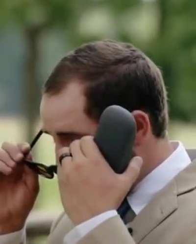 Made me cry too! They’re going to be a great husband and wife.