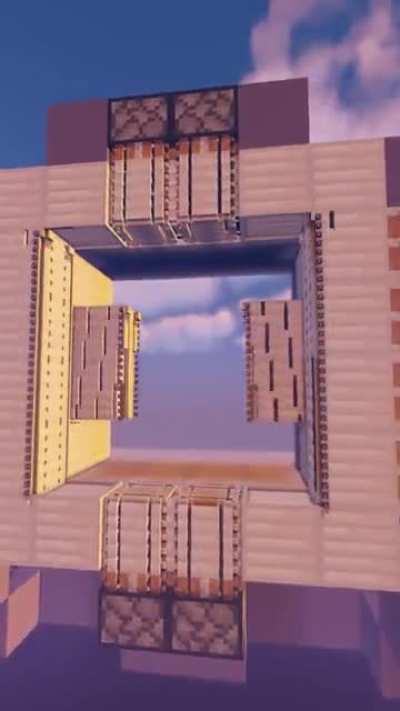 I made the biggest piston doors in Minecraft! (all with BIGston technology)