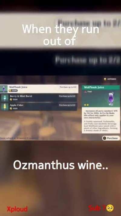 The second archon war will be over the wine industry 💀