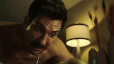 Elizabeth Shue Squeezes a Man’s Balls Off-Screen in Behaving Badly (2014)